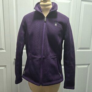 Spyder Fleece-Lined Jacket Purple Medium